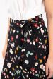 Floral Print Tie Waist Skirt For Discount