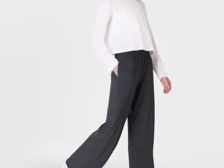 Explorer Wide Leg Track Pant Sb9697 Active-Grey Discount