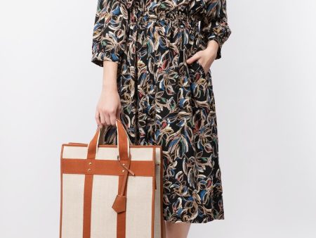 Printed Button-down Dress For Discount