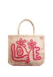 Beach Bag Flower Flower Love Smal Nat For Cheap