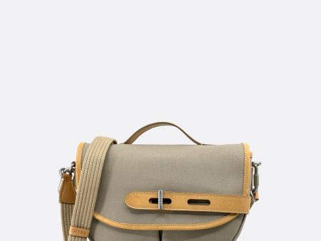 Crossbody Bag Double Twi Double Twill S Beige-Argile For Cheap