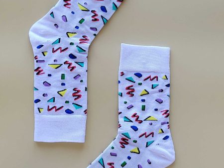 Socks 80s Day Ti 80s Day Time Par White Online Hot Sale