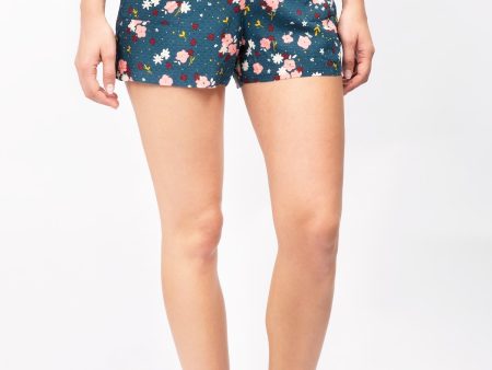 Floral Printed Shorts Online Hot Sale