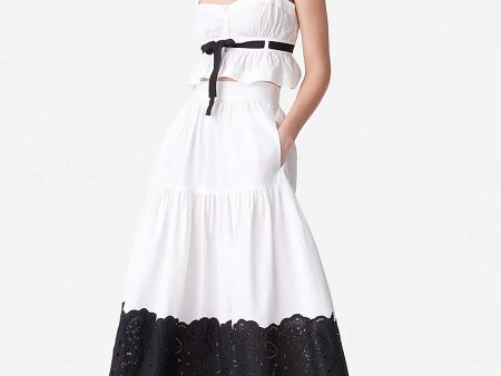 Skirt Aoda 4eca01-v07216 White For Discount