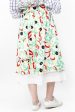 Abstract Printed Cotton Skirt For Cheap