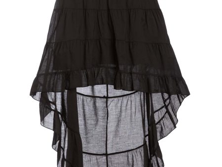 Tiered High-Low Skirt Online Hot Sale