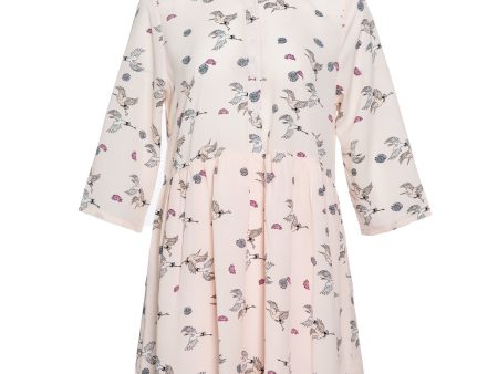 Bird Print Dress on Sale