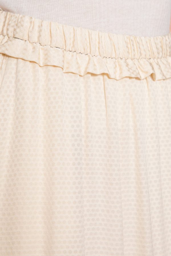 Dotted Ruffled Gathered Skirt Cheap