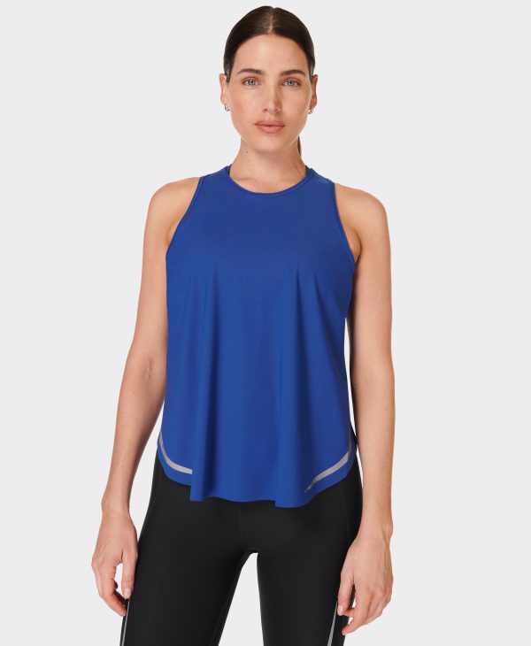 Zero Gravity Running Tank Sb9316 Lightning-Blue Online Sale