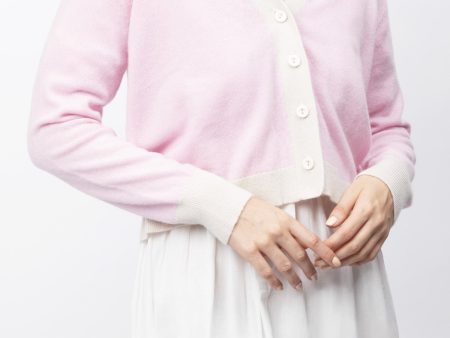 Duo-toned Cashmere Cardigan Discount