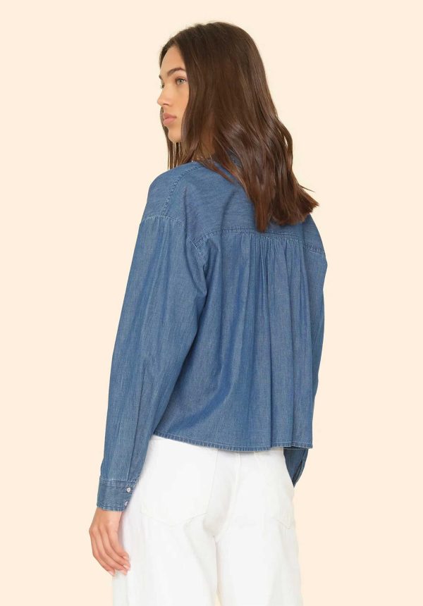 Denim Shirt X5chm000 Dion Shirt Blue-Rinse on Sale