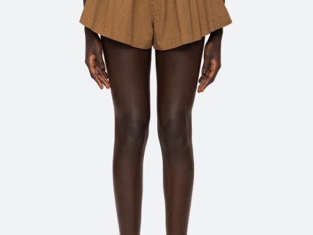 Shorts Samaka Garment D Pf24-161 Caramel Sale