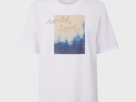 T-shirt Ambre Dat18a205 White For Cheap