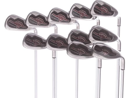 Callaway Big Bertha (2006 Series) Steel Men s Right Irons 3-PW+AW+SW+LW Regular - Callaway Big Bertha Discount