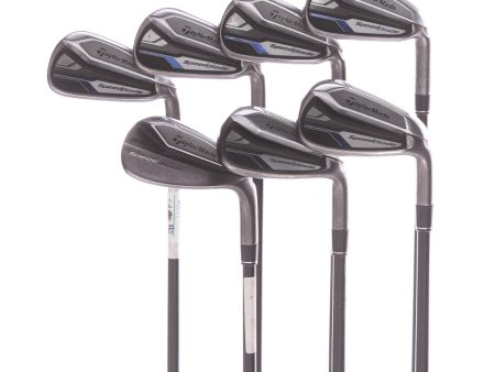 TaylorMade SpeedBlade Graphite Men s Right Irons 4-SW Senior - VeloxT 55 M on Sale