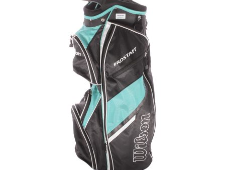 Wilson Staff Second Hand Cart Bag - Black Green White Supply