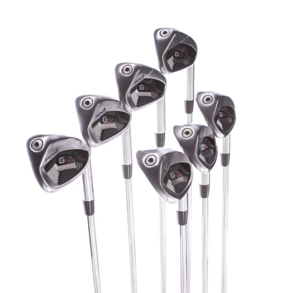 Ping G410 Steel Men s Right Irons 5-UW Black Dot Regular - Ping AWT 2.0 R Nippon on Sale