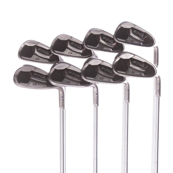 Ping G20 Steel Men s Right Irons 4-SW Blue Dot Stiff - Ping CFS S Online