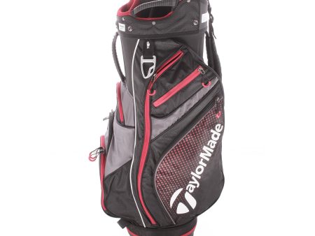 TaylorMade Second Hand Cart Bag - Black Red Cheap