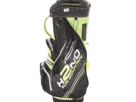 Sun Mountain H2NO Second Hand Cart Bag - Black Green For Sale