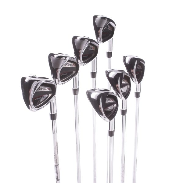 Cobra King F9 Steel Men s Right Irons 5-GW Regular - KBS Tour 90 R Online now