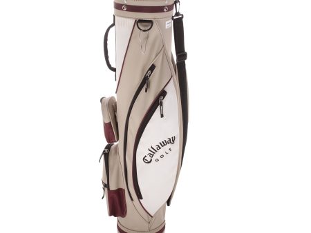 Callaway Second Hand Cart Bag - White Red Hot on Sale